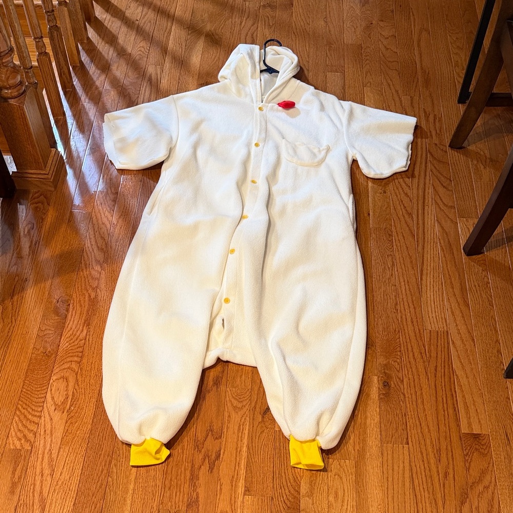 Chicken Hooded Onesie - Size S